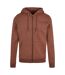 Sweat À Capuche Zippé Lourd Pour Hommes Écorce Build Your Brand-2