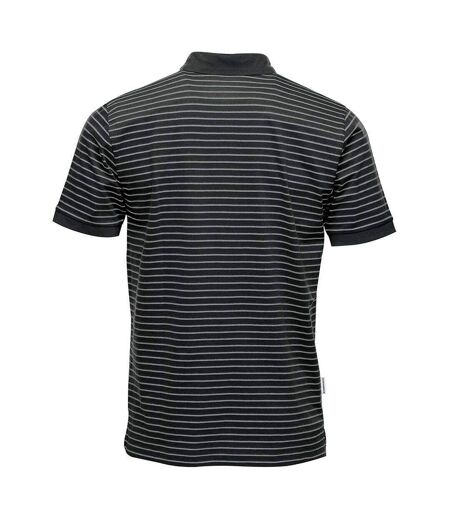 Stormtech Mens Railtown Polo Shirt (Black/Gray Heather) - UTBC4897