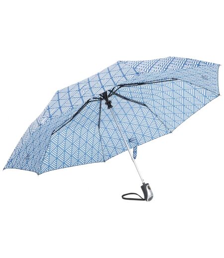 Trespass Maggiemay Automatic Umbrella (Blue Chevron Print) (One Size) - UTTP3479