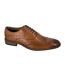 Roamers Mens Leather Oxfords (Tan)