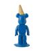 Statuette Déco Ours Cornet Glace 39cm Bleu-2