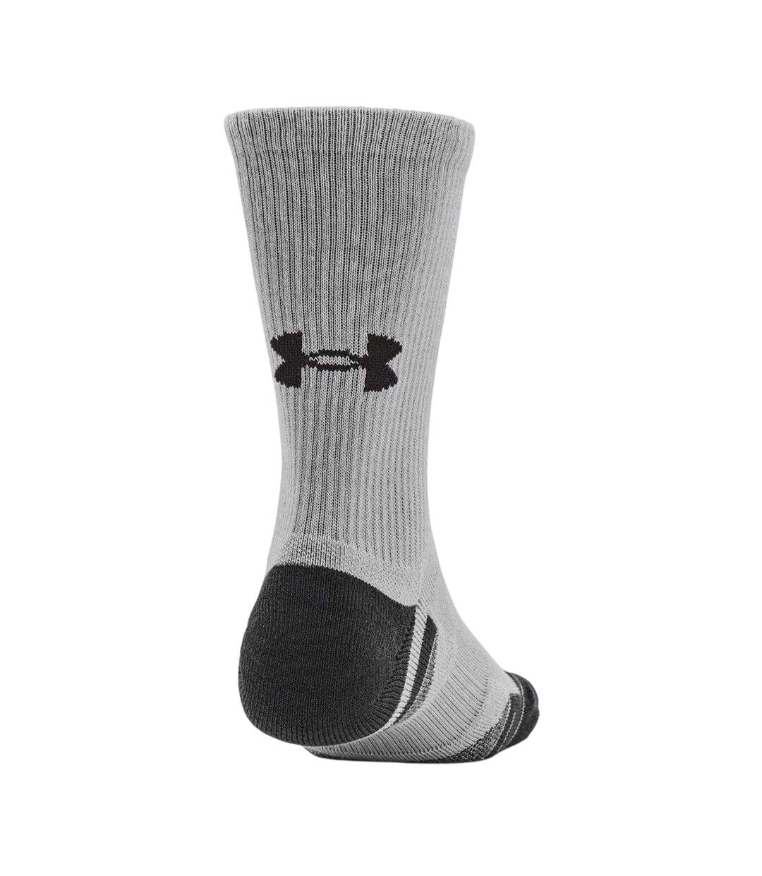 Lot De 3  Chaussettes Adulte Noir Gris Blanc Under Armour-2