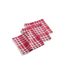 Lot de 3 Serviettes de Table Traditio 45x45cm Rouge-1