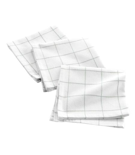 Lot de 3 Serviettes de Table Axel 40x40cm Vert Sauge