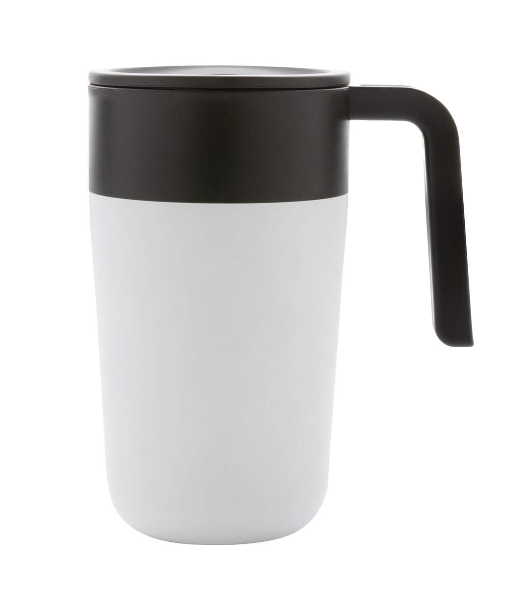Recycled polypropylene stainless steel travel mug one size white XD Collection-1