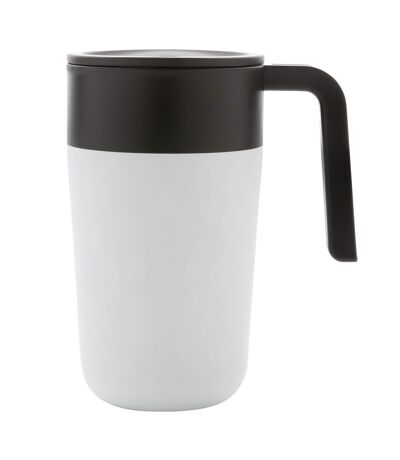 Recycled polypropylene stainless steel travel mug one size white XD Collection