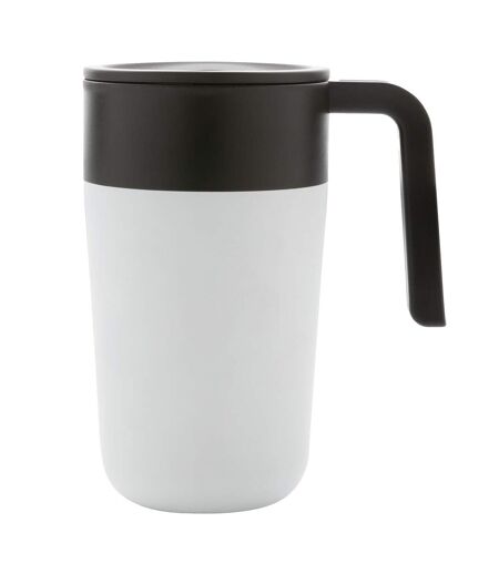 Recycled polypropylene stainless steel travel mug one size white XD Collection