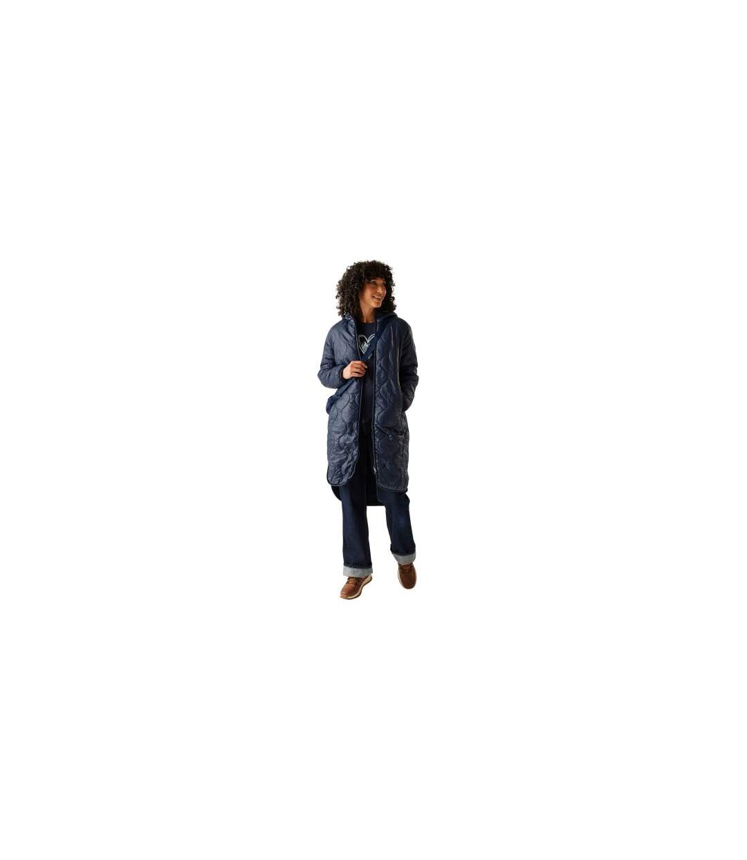 Doudoune Motif/style Matelassé Triea Femme Bleu Marine Regatta-1