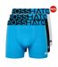 Boxers Dumas Homme Bleu Crosshatch-1