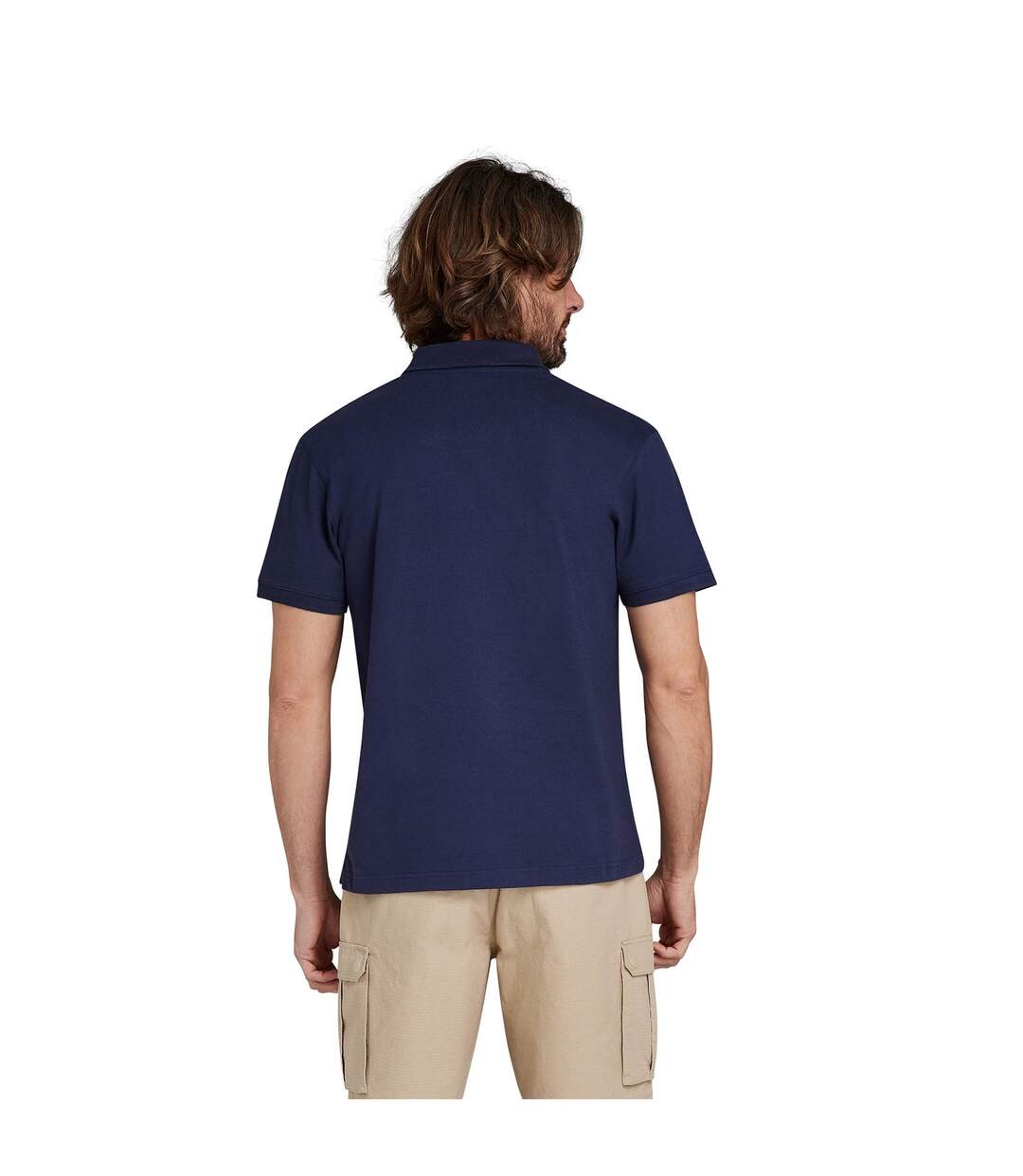 Polo homme bleu marine Raging Bull-2