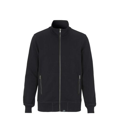 Mens French Terry Full Zip Jacket Black Cottover