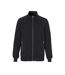 Mens French Terry Full Zip Jacket Black Cottover-1