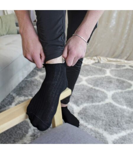 6 Pack Mens 100% Cotton Soft Breathable Ankle Trainer Socks