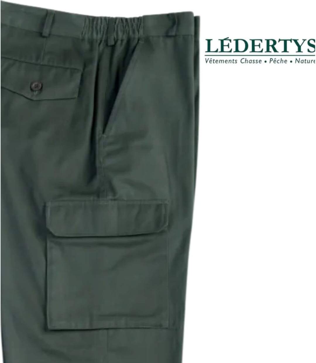 LEDERTYS LY0408 — Pantalon treillis kaki : robustesse et liberté de mouvement-4