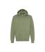 Unisex Adult Softstyle Fleece Midweight Hoodie Military Green Gildan-1