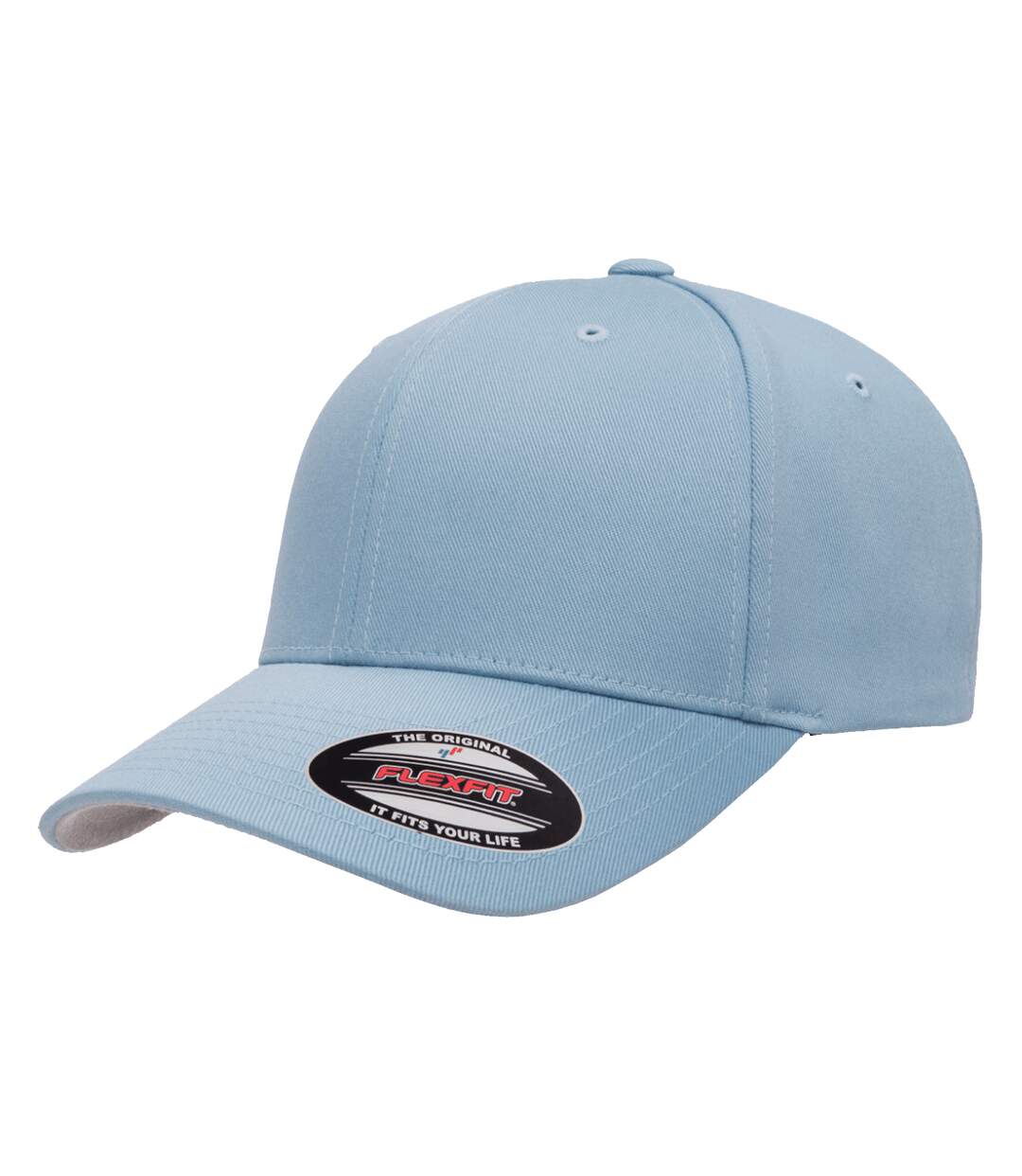 Casquette de baseball homme bleu clair Yupoong-1