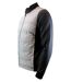 Men's Hybrid Fleece Lined Jacket Full Zip | Insulated Waterproof Coat-2