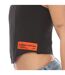 Womens/ladies Zipped Corset Top Black Heron Preston-3