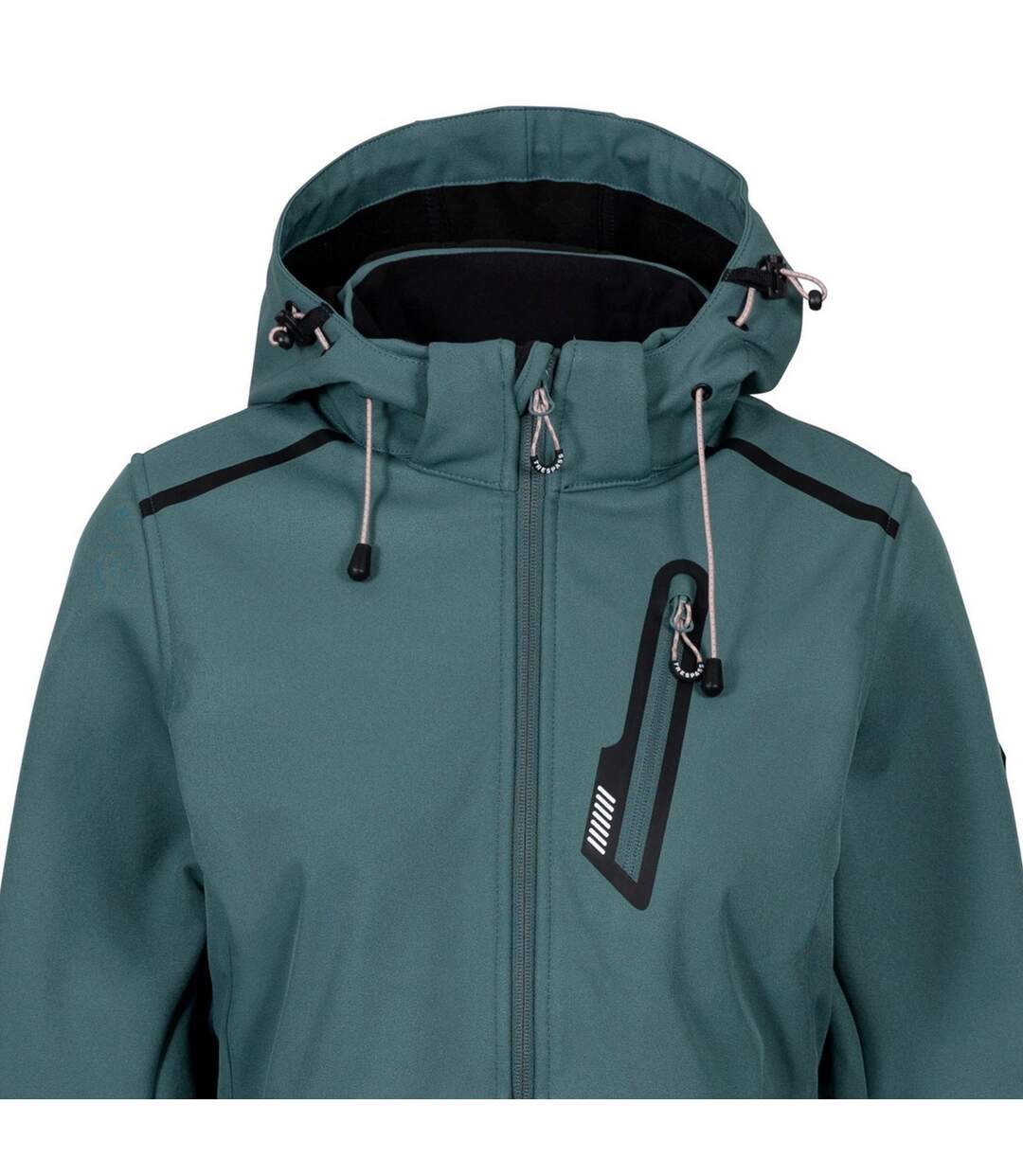 Veste softshell neman femme vert sombre Trespass