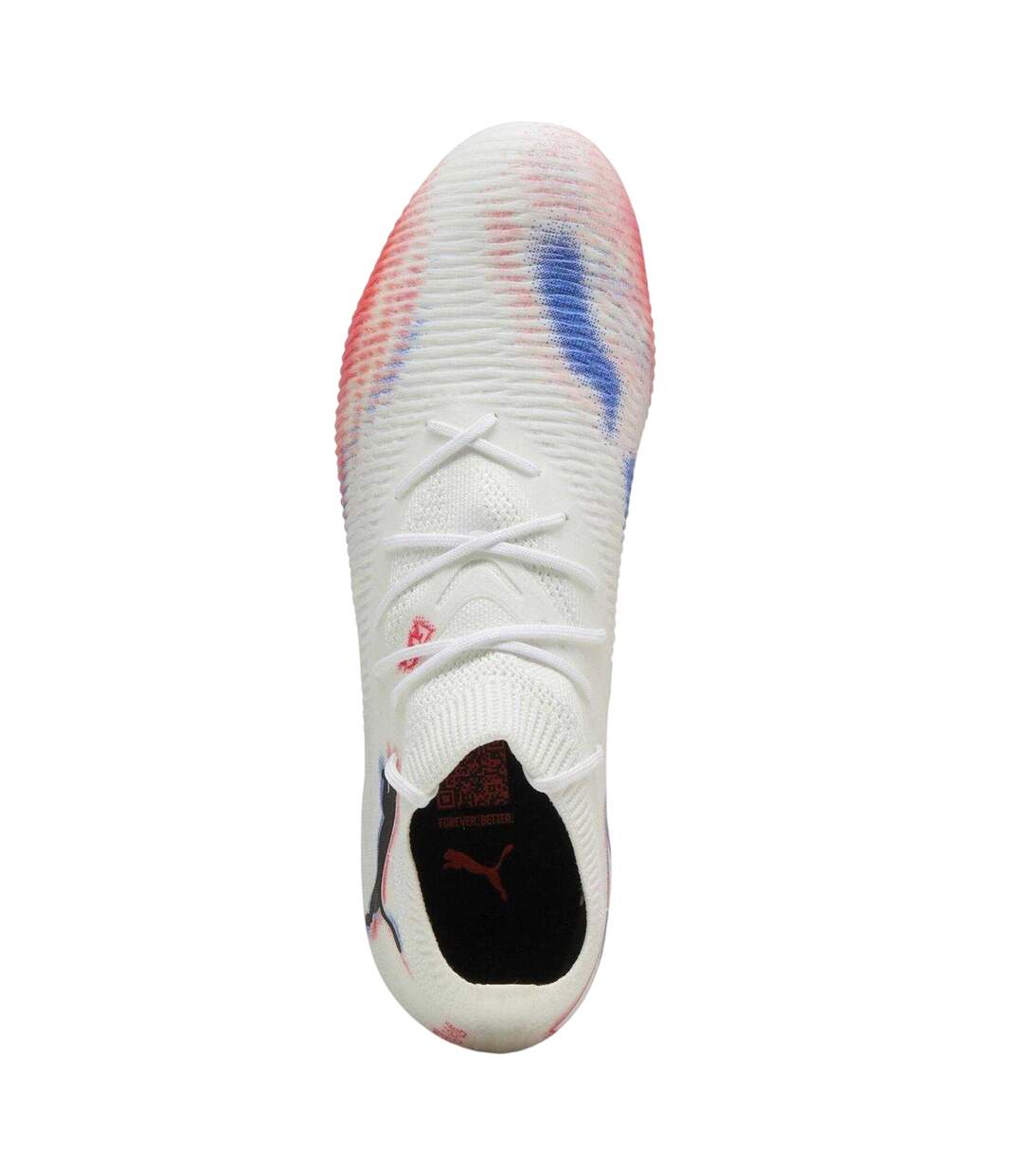 Mens Future 8 Match Flat Firm Ground Football Boots  White Puma-3