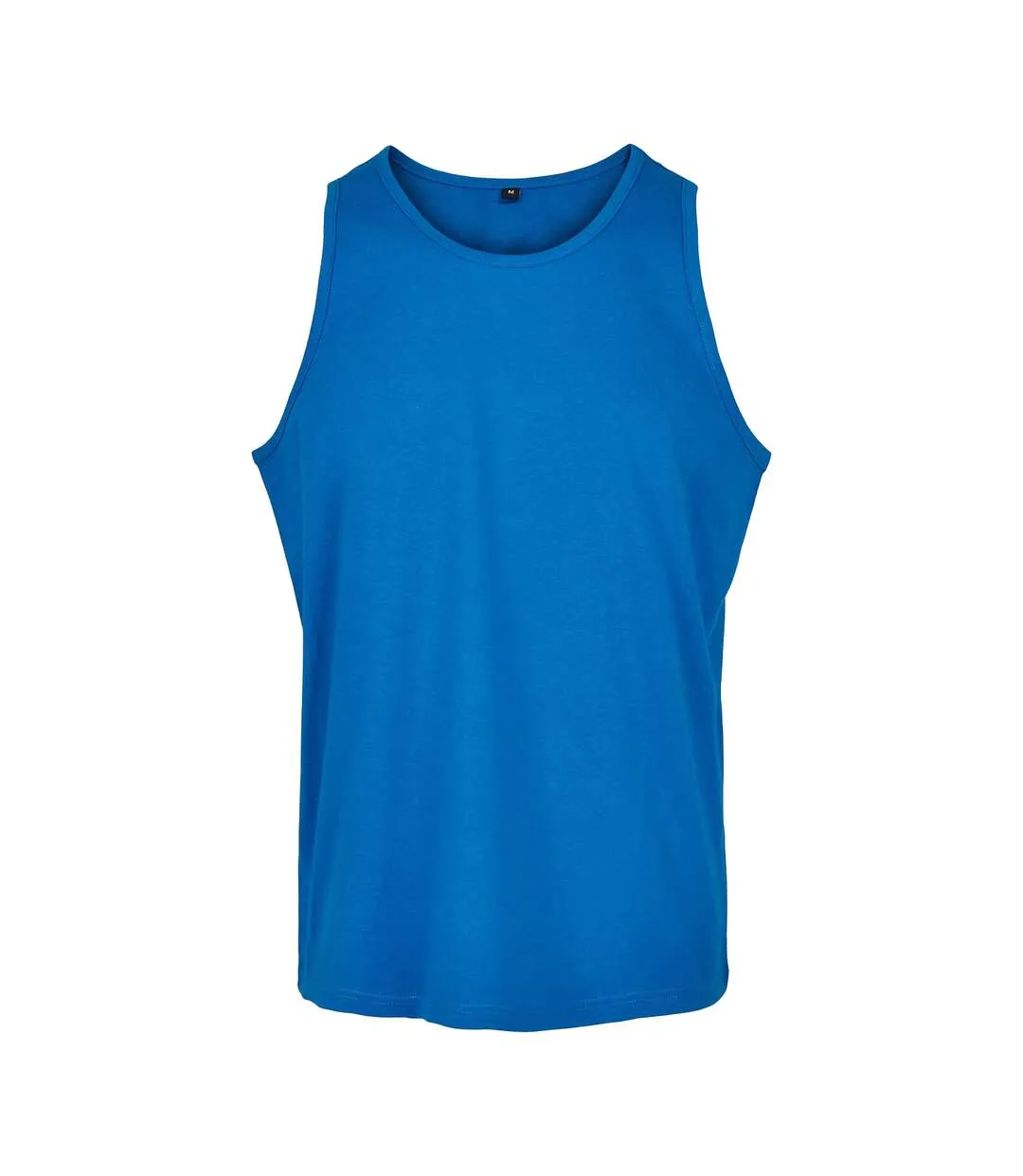 Débardeur Motif/style Uni Homme Bleu Cobalt Build Your Brand-1