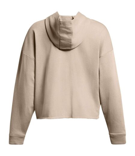 Sweat À Capuche Rival Terry Femme Marron Under Armour
