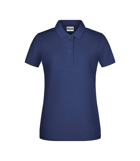 Polo Basic Femme Bleu Marine James And Nicholson
