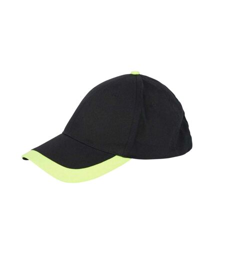 Baseball Cap Black Yellow Brave Soul