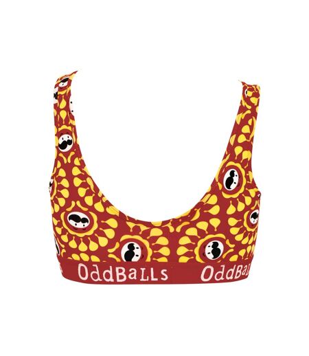 Brassière bbq femme rouge / jaune OddBalls