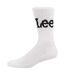 Lot De 3  Chaussettes Motif/style Lettrage Crorbett Homme Blanc Lee-2