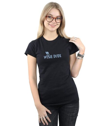 Disney T-shirt en coton Aladdin Wish Dude Femme/Femme (Noir) - UTBI15767