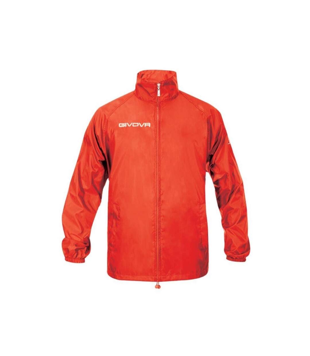 Veste Imperméable Basico Homme Rouge Noir Givova-1