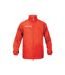 Veste Imperméable Basico Homme Rouge Noir Givova-1