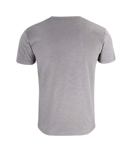 Clique Mens Slub Fitted T-Shirt (Gray) - UTUB394