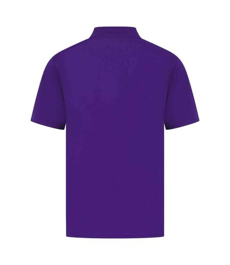 Mens Pique Polo Shirt Bright Purple Henbury