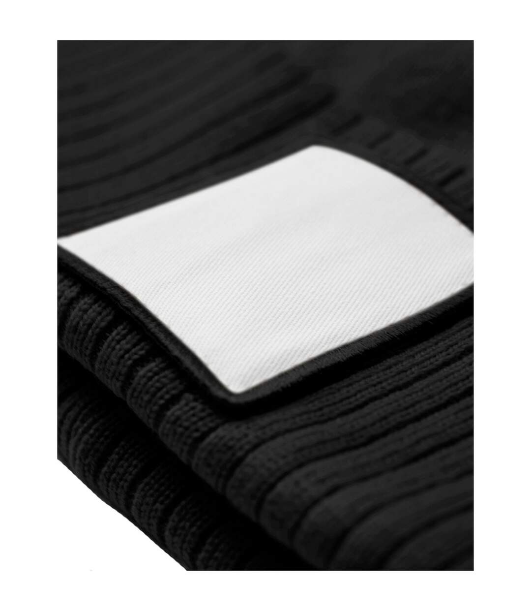 Bonnet Noir Blanc Beechfield-2
