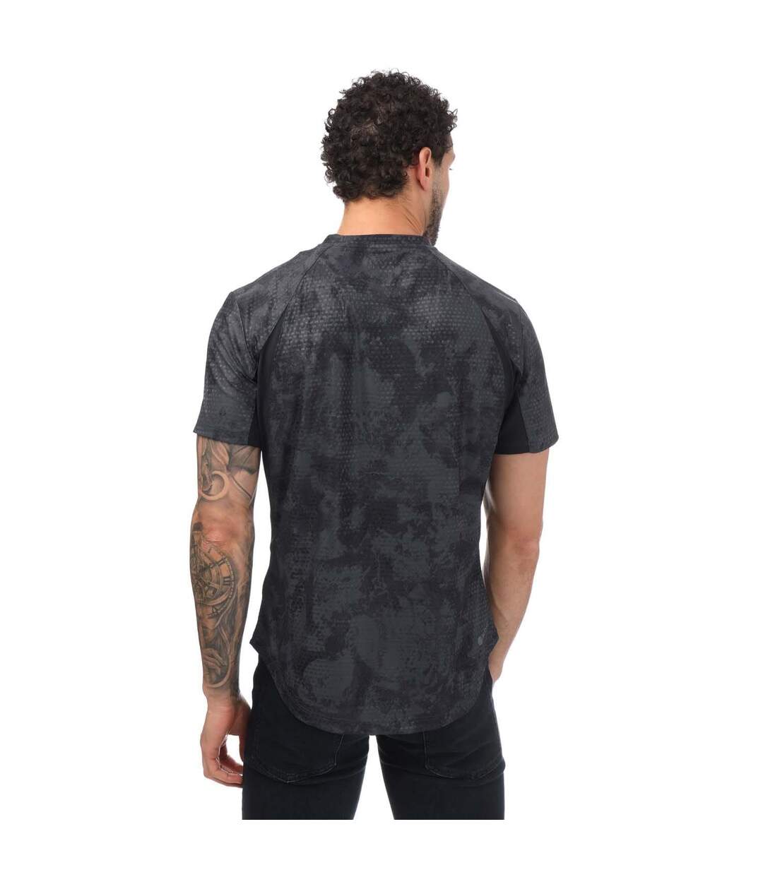 T-shirt homme gris Adidas-2