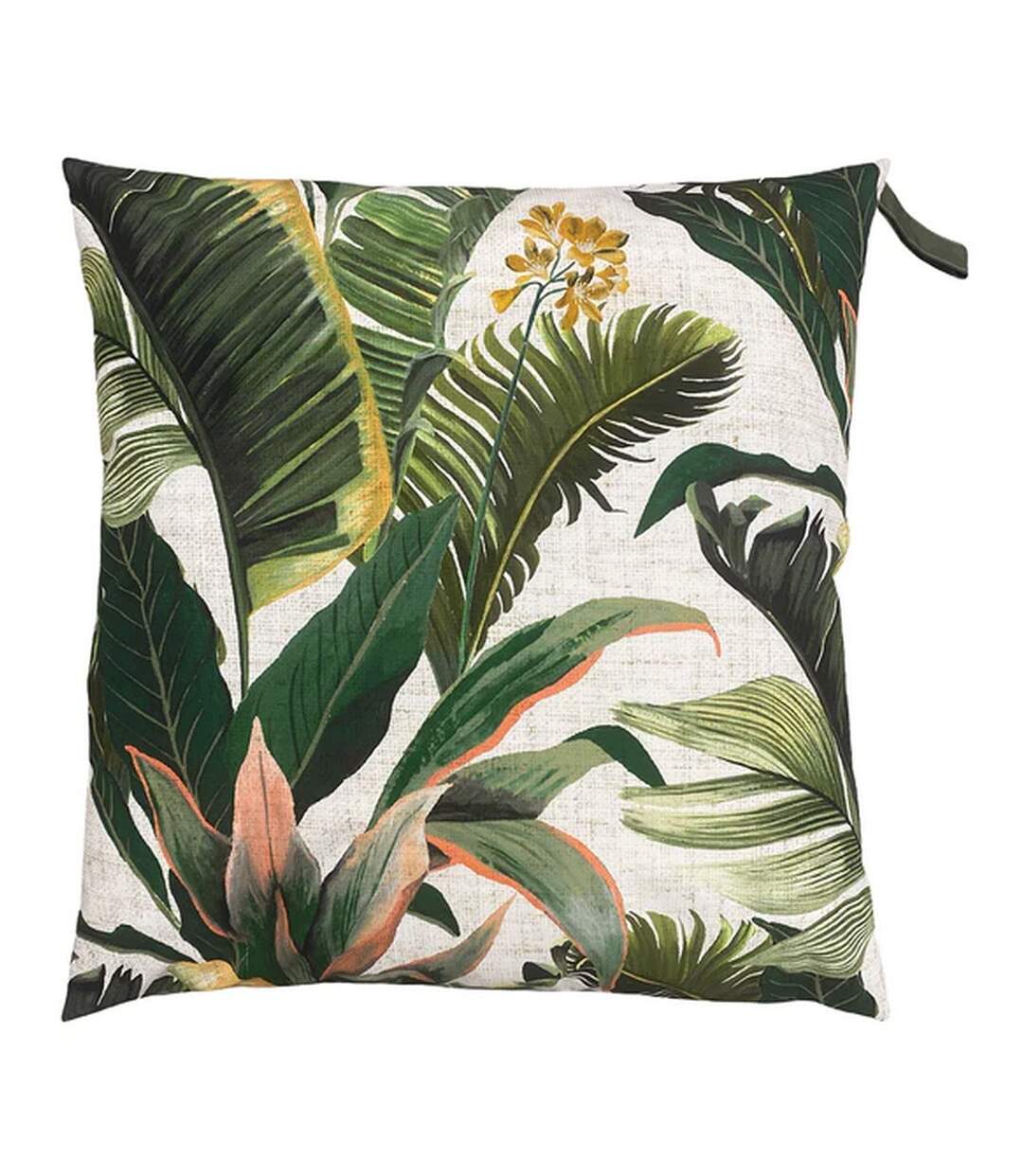 Hawaii square outdoor cushion cover one size leaf green/beige Furn