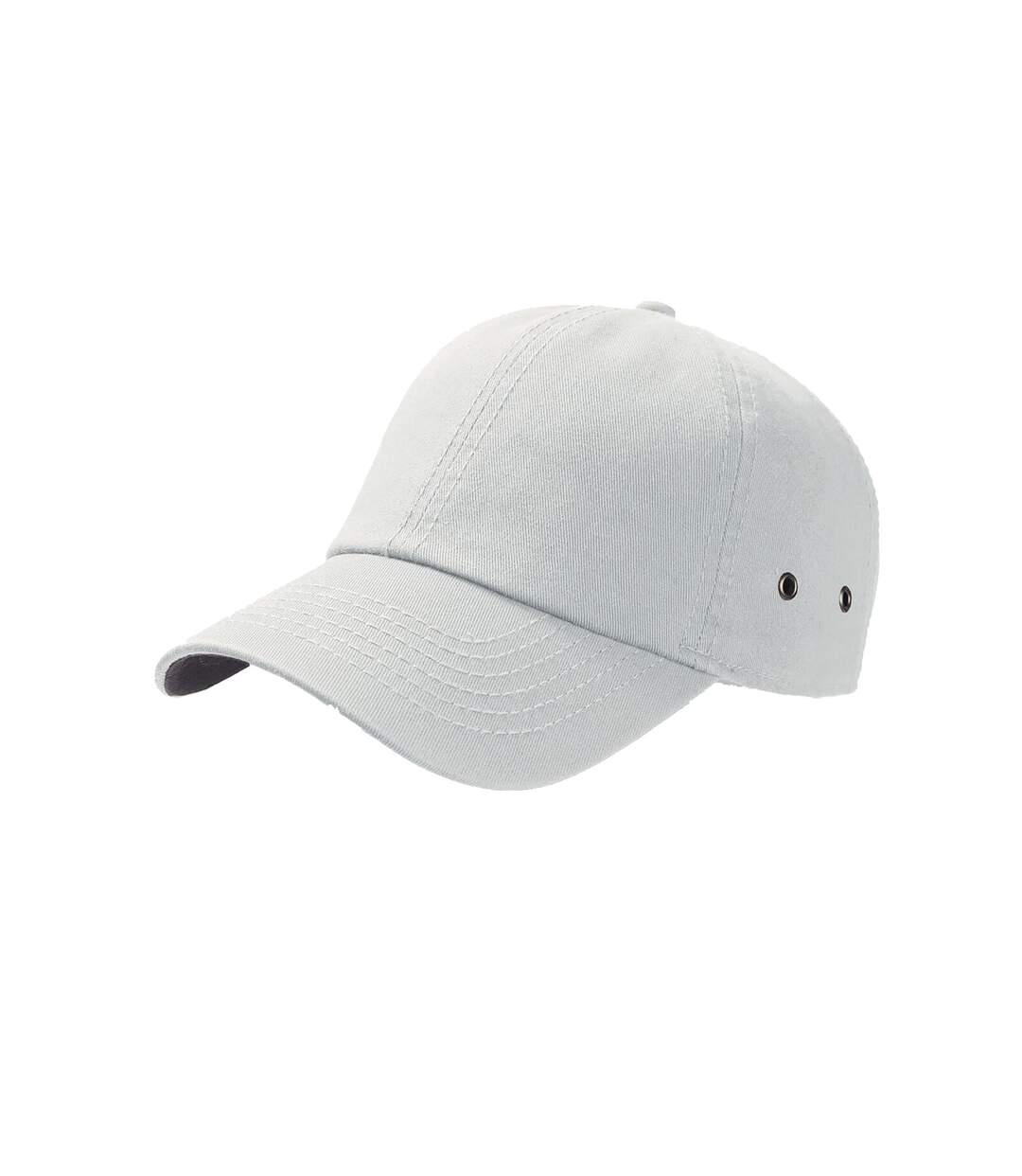 Casquette 6 Panneaux Action Mixte Blanc Atlantis-1