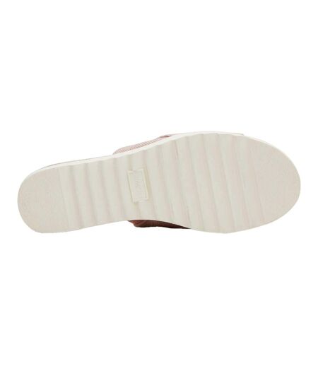 Womens/ladies diana mules ballet pink Toms