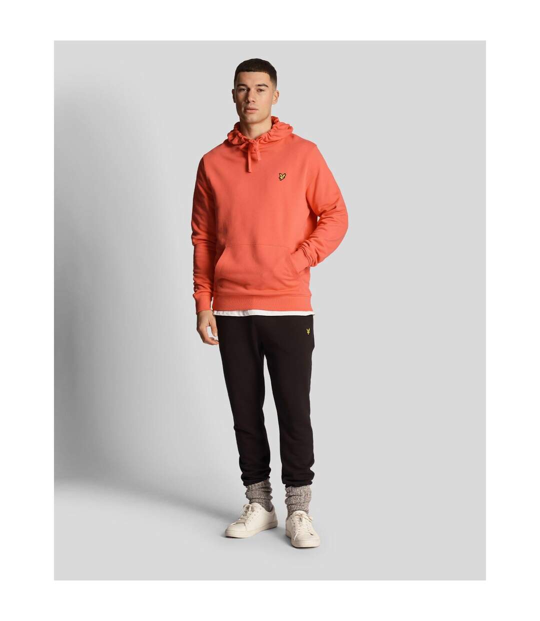 Sweat À Capuche Homme Rose Lyle & Scott-2