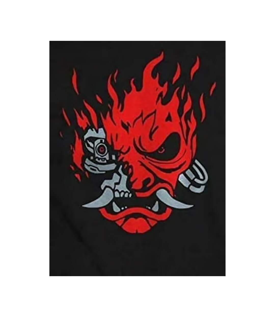 T-shirt Samurai Femme Noir Cyberpunk 2077-2