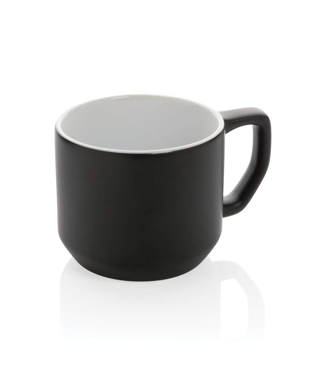 Modern ceramic 350ml mug one size black XD Collection-2