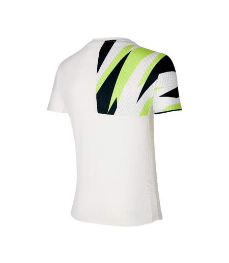 T-shirt de Tennis Blanc Homme Mizuno Tennis Shadow - M