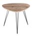 Table d'appoint design Neile - L. 69 x H. 60 cm - Noir-1