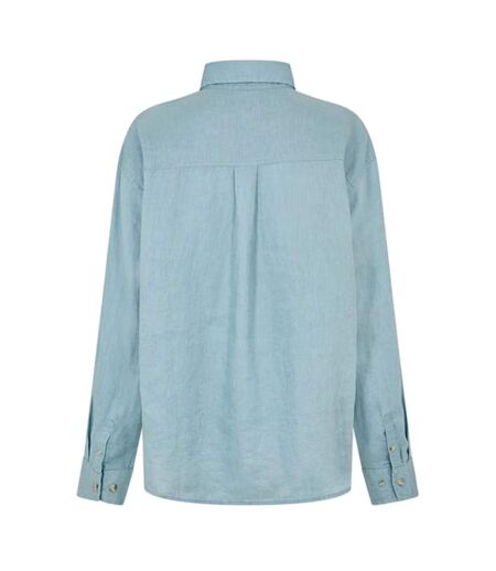 Chemise Manches Longues Femme Bleu Ardoise Clair Timberland