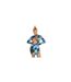 Robe Courte Slinky Femme Bleu Missy Empire-1