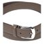 Ceinture en cuir couleur taupe homme - Sangle rÃ©glable-3