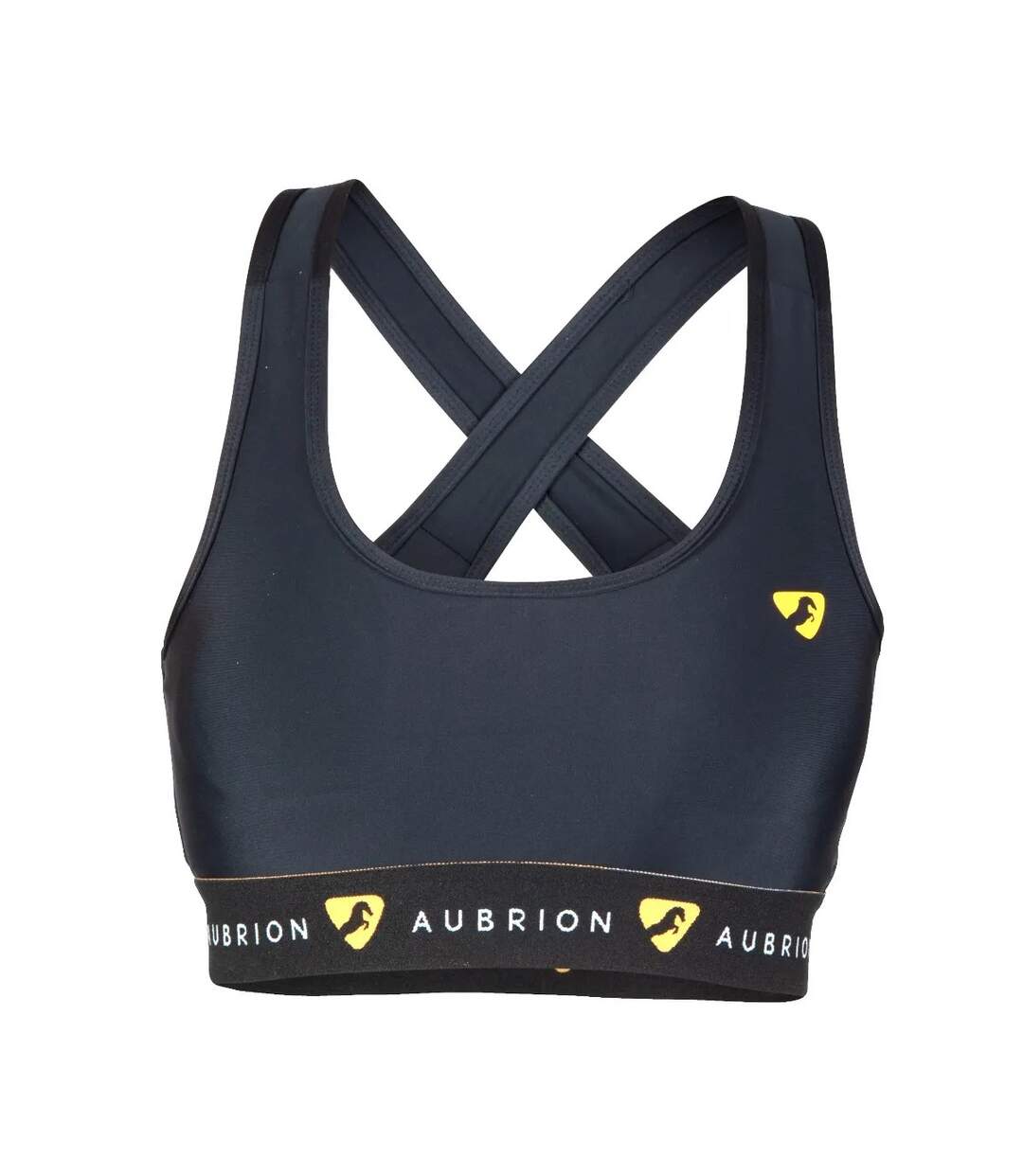 Brassière de sport dagenham femme noir Aubrion-1