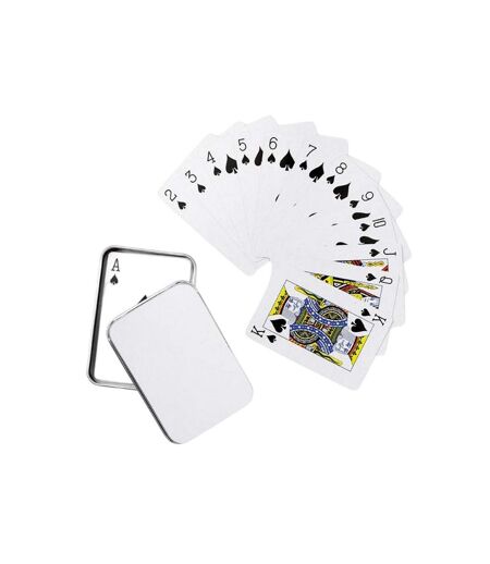 Amigo Playing Card Deck One Size Matt Silver MidOcean